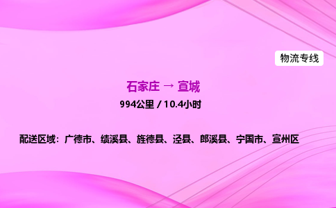 石家莊到宣城貨運(yùn)專線_石家莊到宣城物流公司